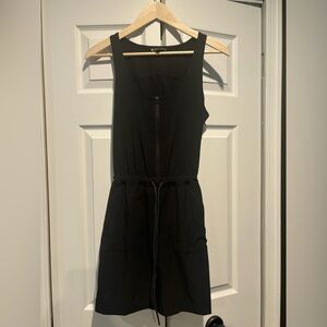Black Athleta Tennis Dress with built in shorts, Size: 2